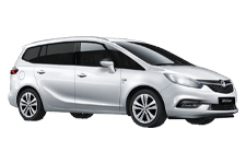 Car Hire Burnley - Vauxhall Zafira 7-Seater - Minibus hire Burnley